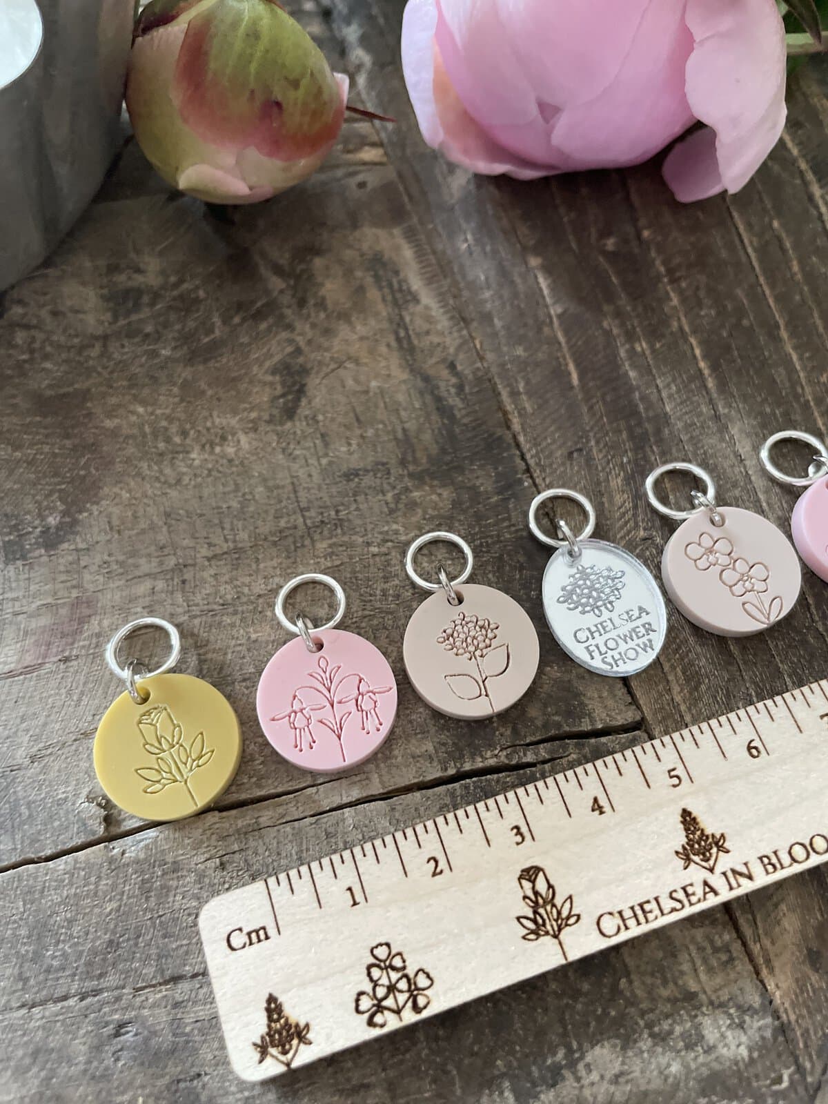 Stitch Marker and Ruler Gift Set Inspired By The Chelsea Flower Show - Image 2