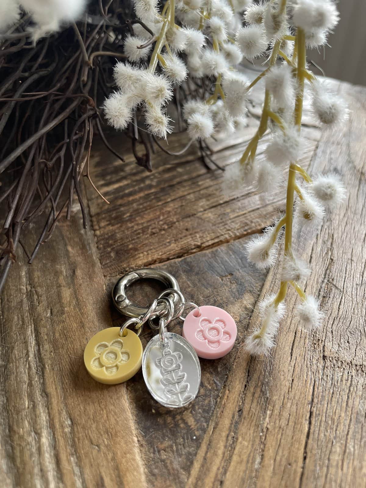 Floret Stitch Marker Bag Charm Set of Three