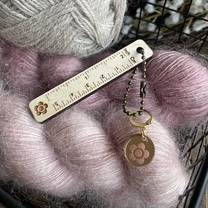 Floret 2-inch Ruler with Charm
