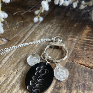 Floret Stitch Marker Necklace with Chain