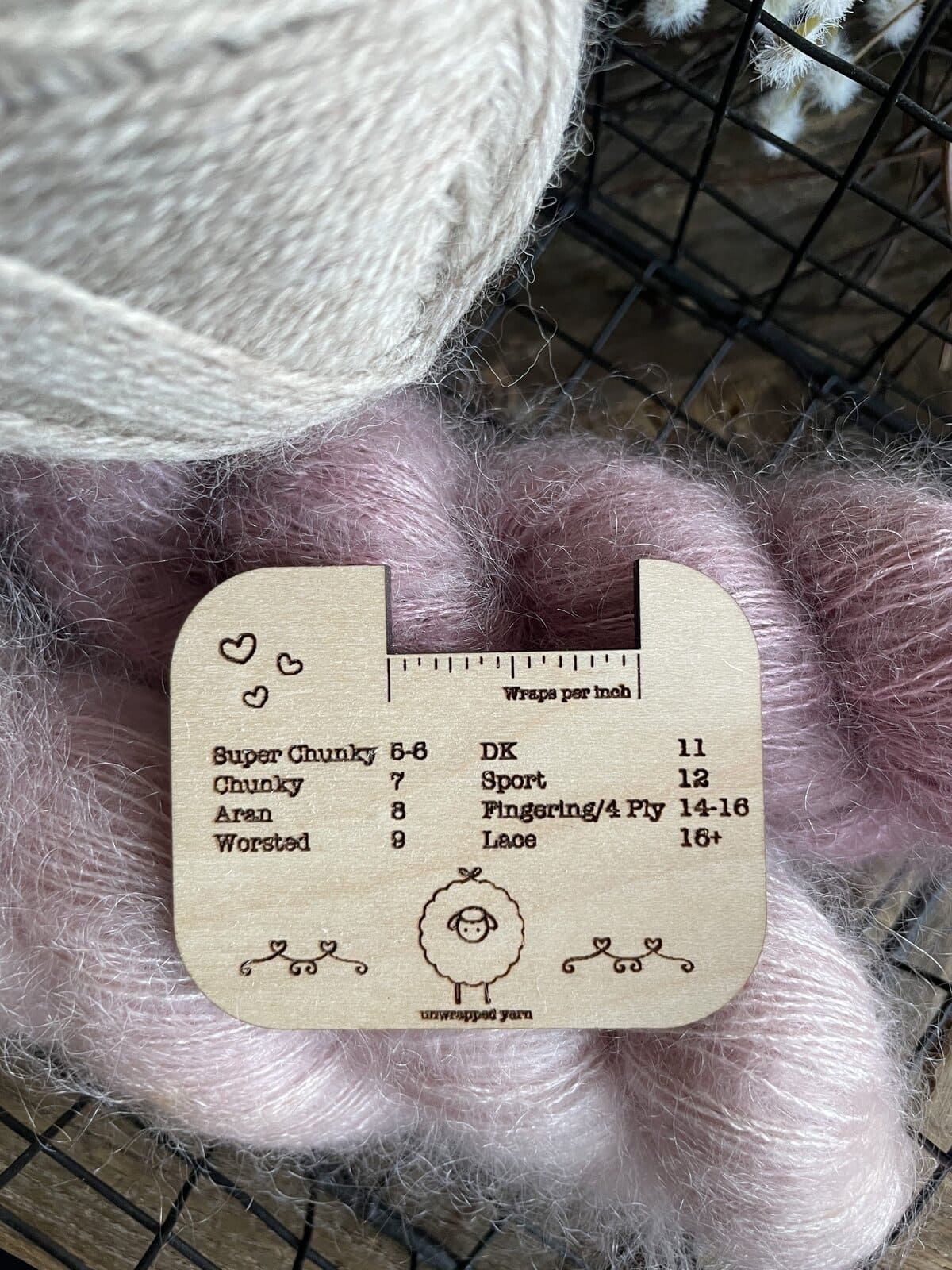Fluffy Sheep Wraps Per Inch Tool