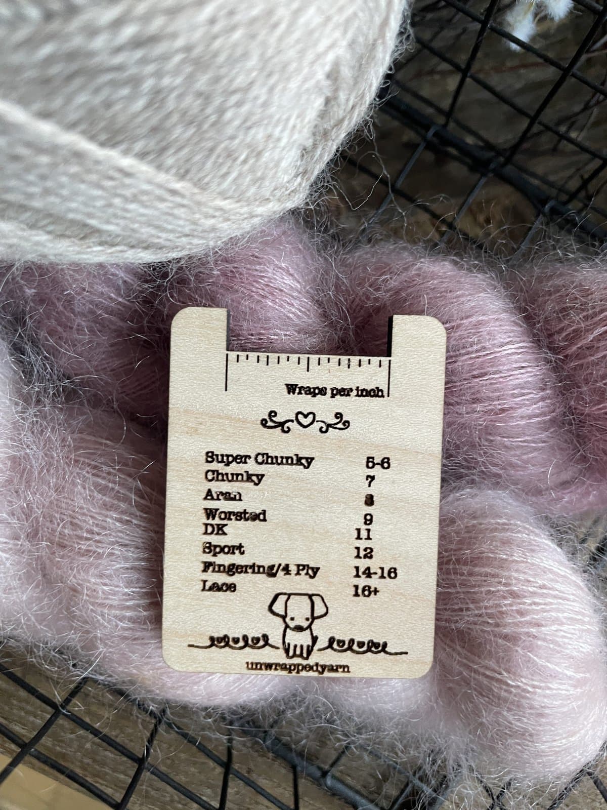 Dog Wraps Per Inch Tool