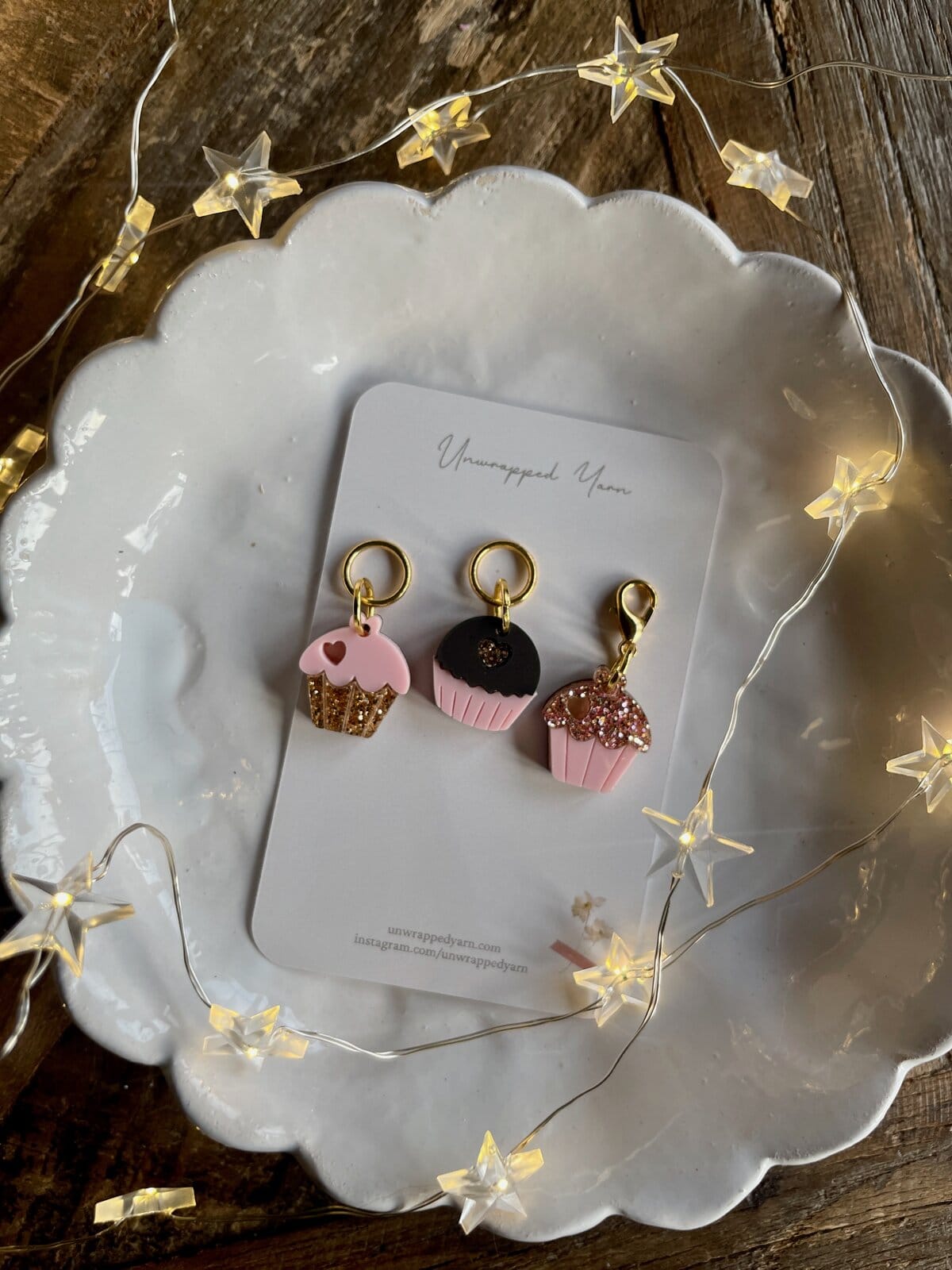Cupcake and Truffle Stitch Marker Set