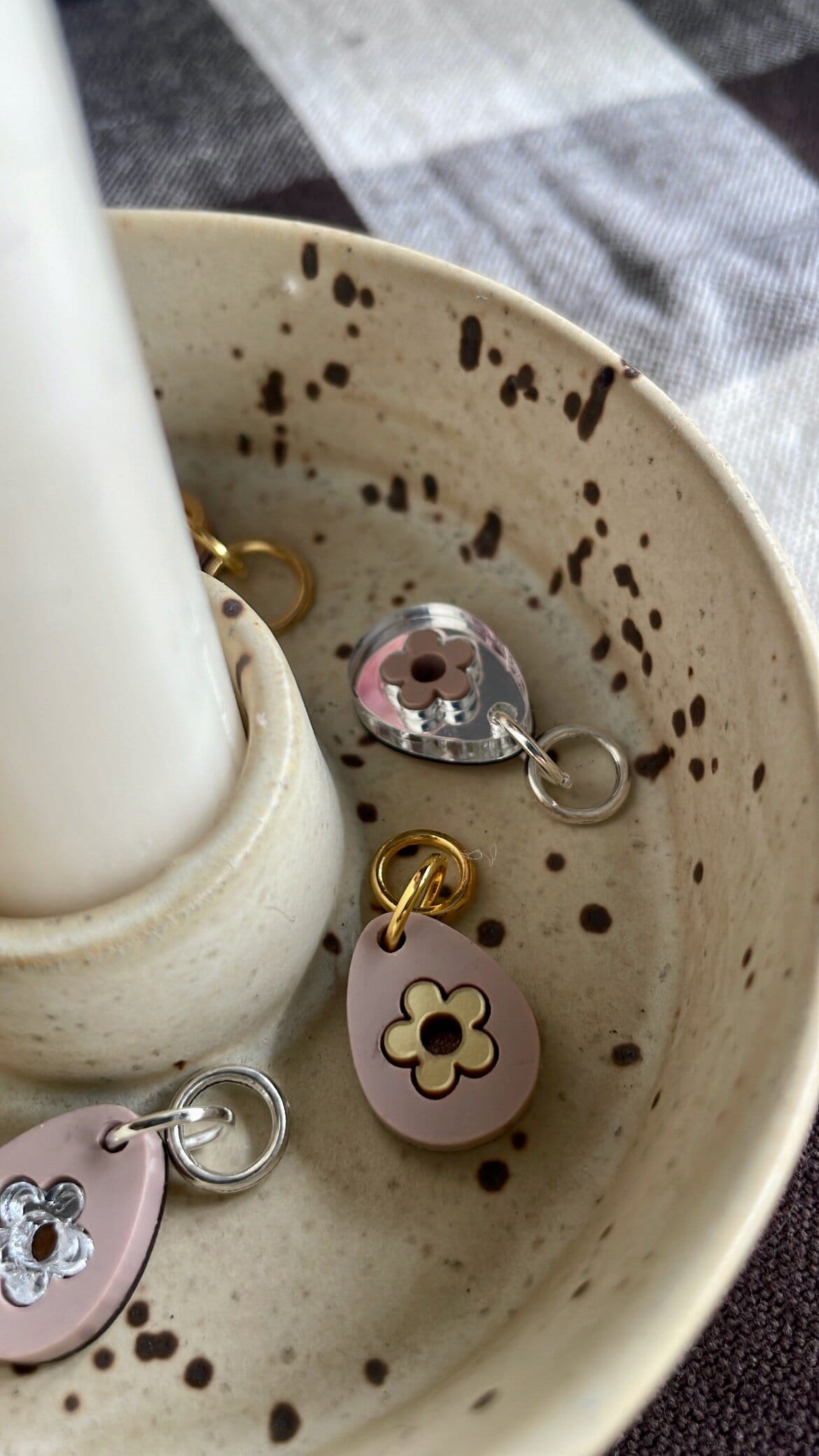 Tiny Easter Egg Stitch Marker - Image 3
