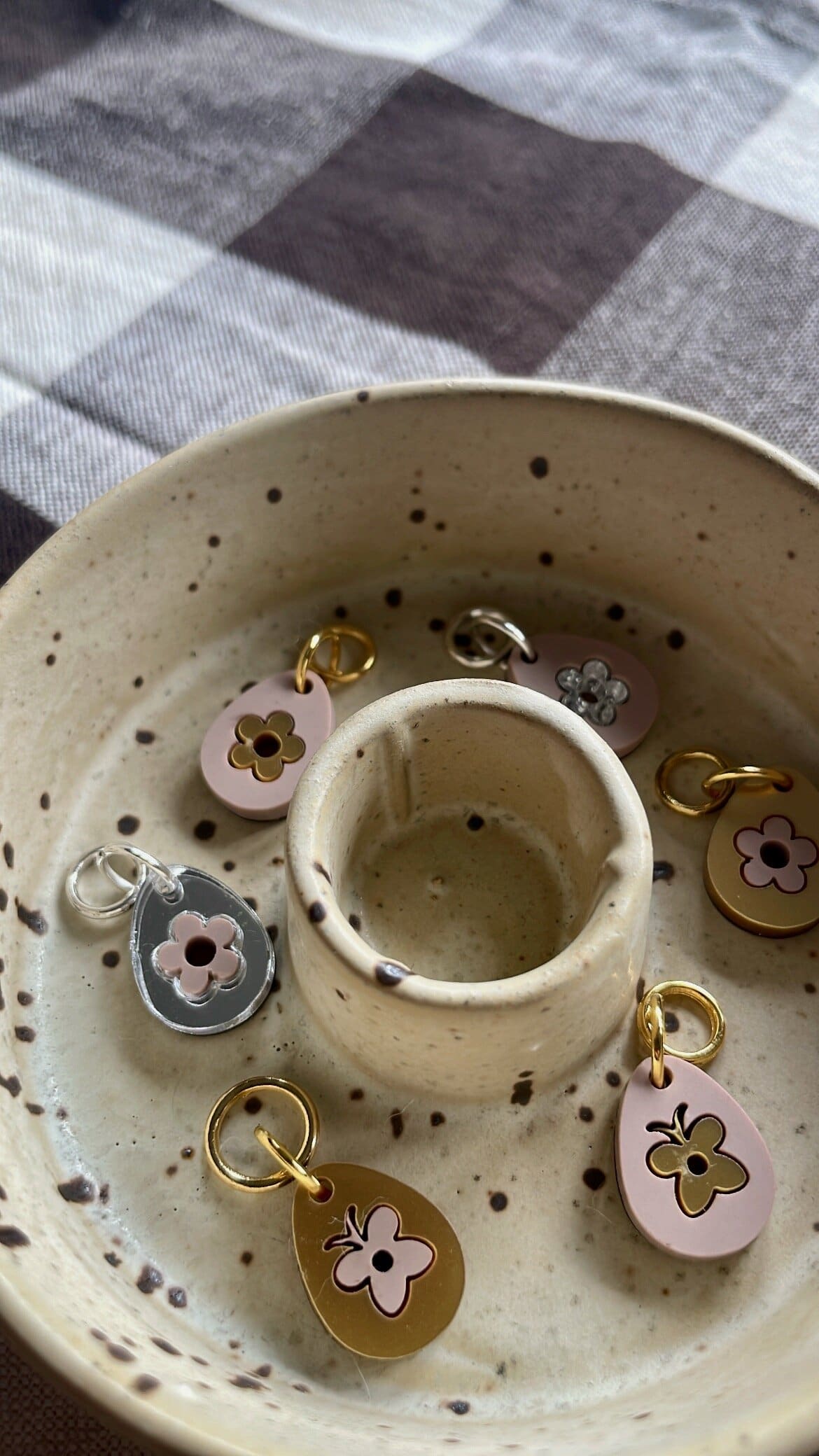 Tiny Easter Egg Stitch Marker - Image 2
