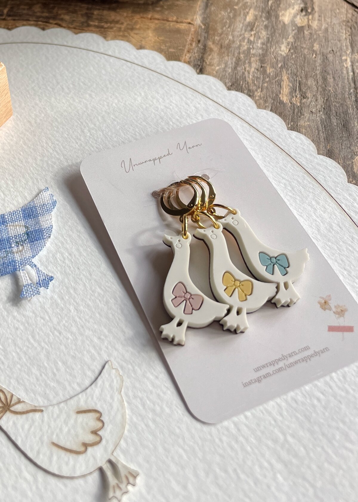 Goose Stitch Marker Set