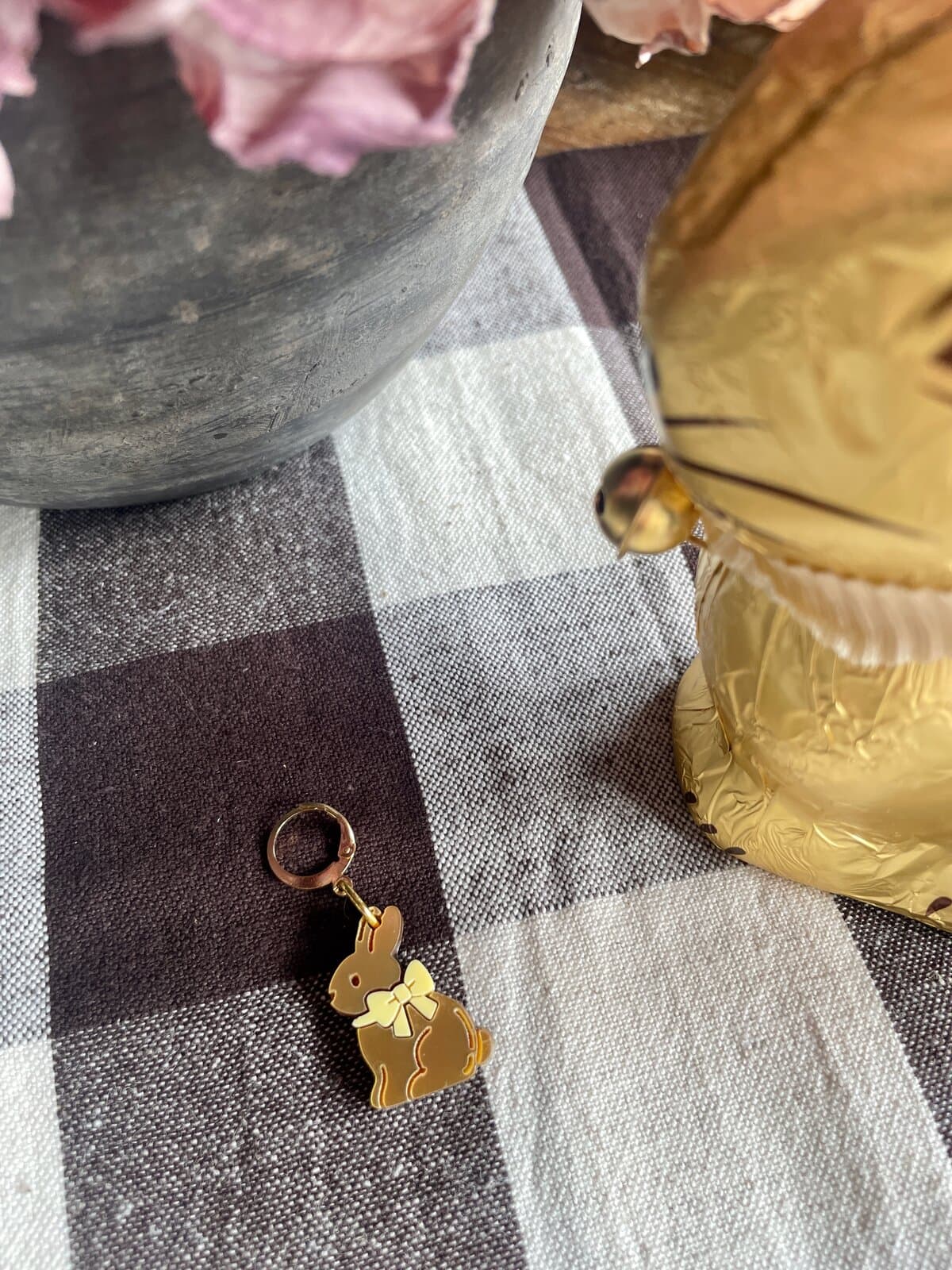 Gold Bunny Stitch Marker Set - Image 4