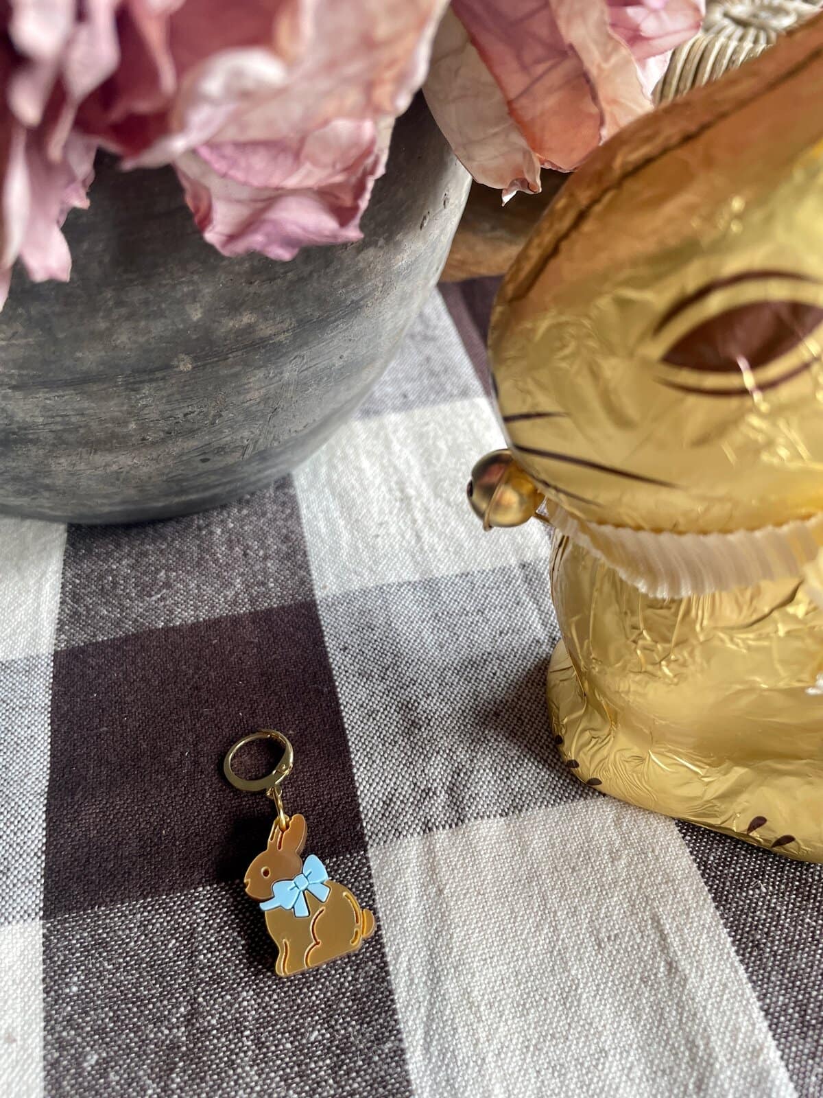 Gold Bunny Stitch Marker Set - Image 5