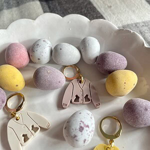 Spring Cardigan Stitch Marker