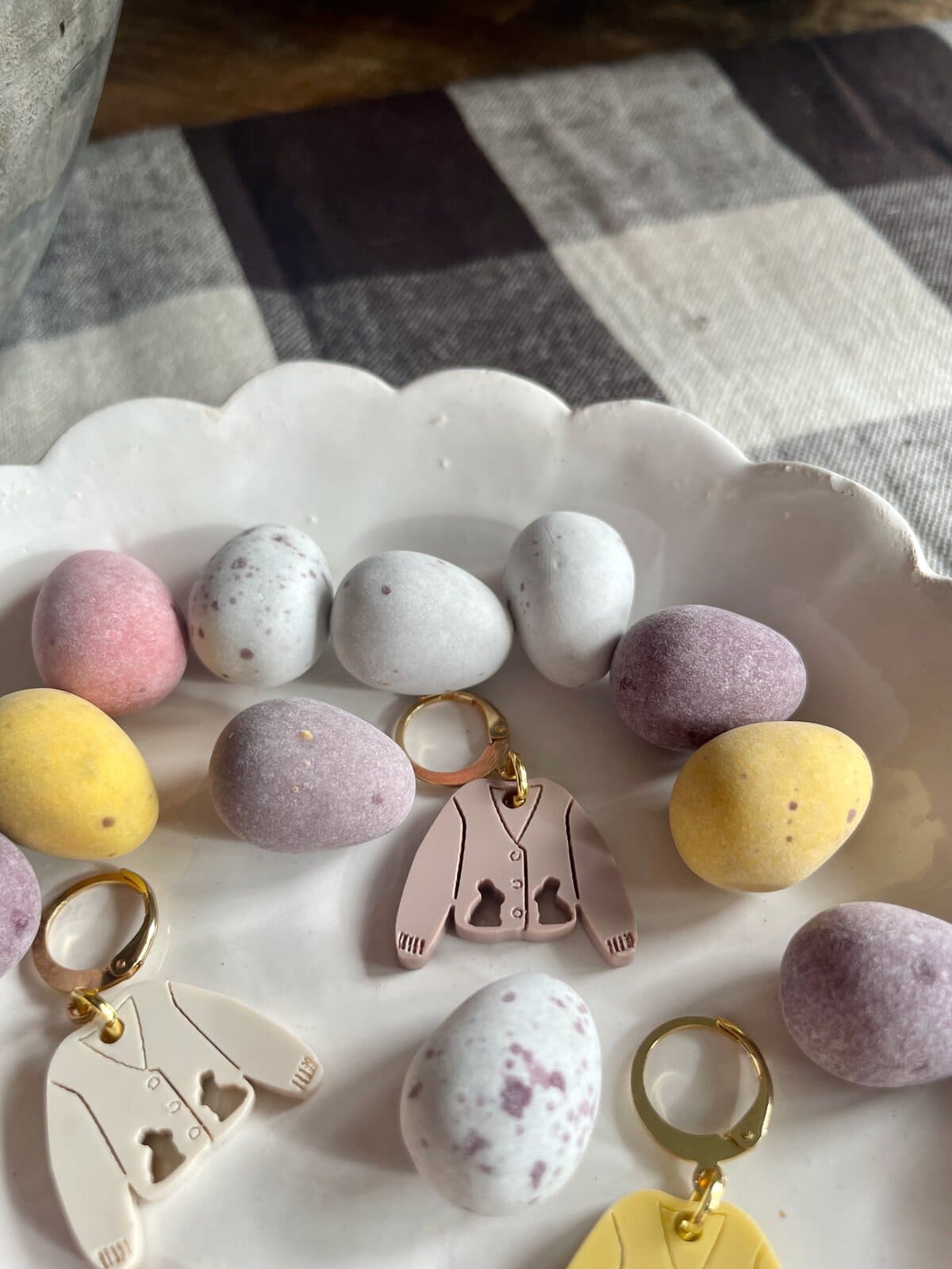 Spring Cardigan Stitch Marker