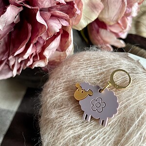 Spring Sheep Stitch Marker