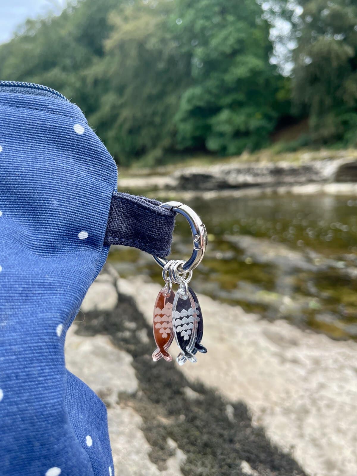 Mirrored Sardine Bag Charm