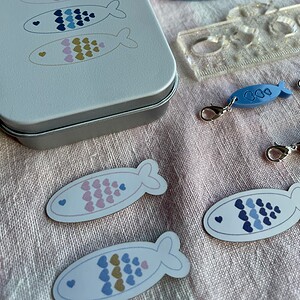 Fish with Hearts Tin Gift Set
