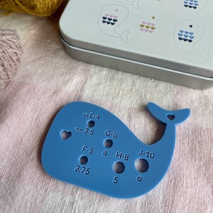 Whale Crochet Hook Gauge