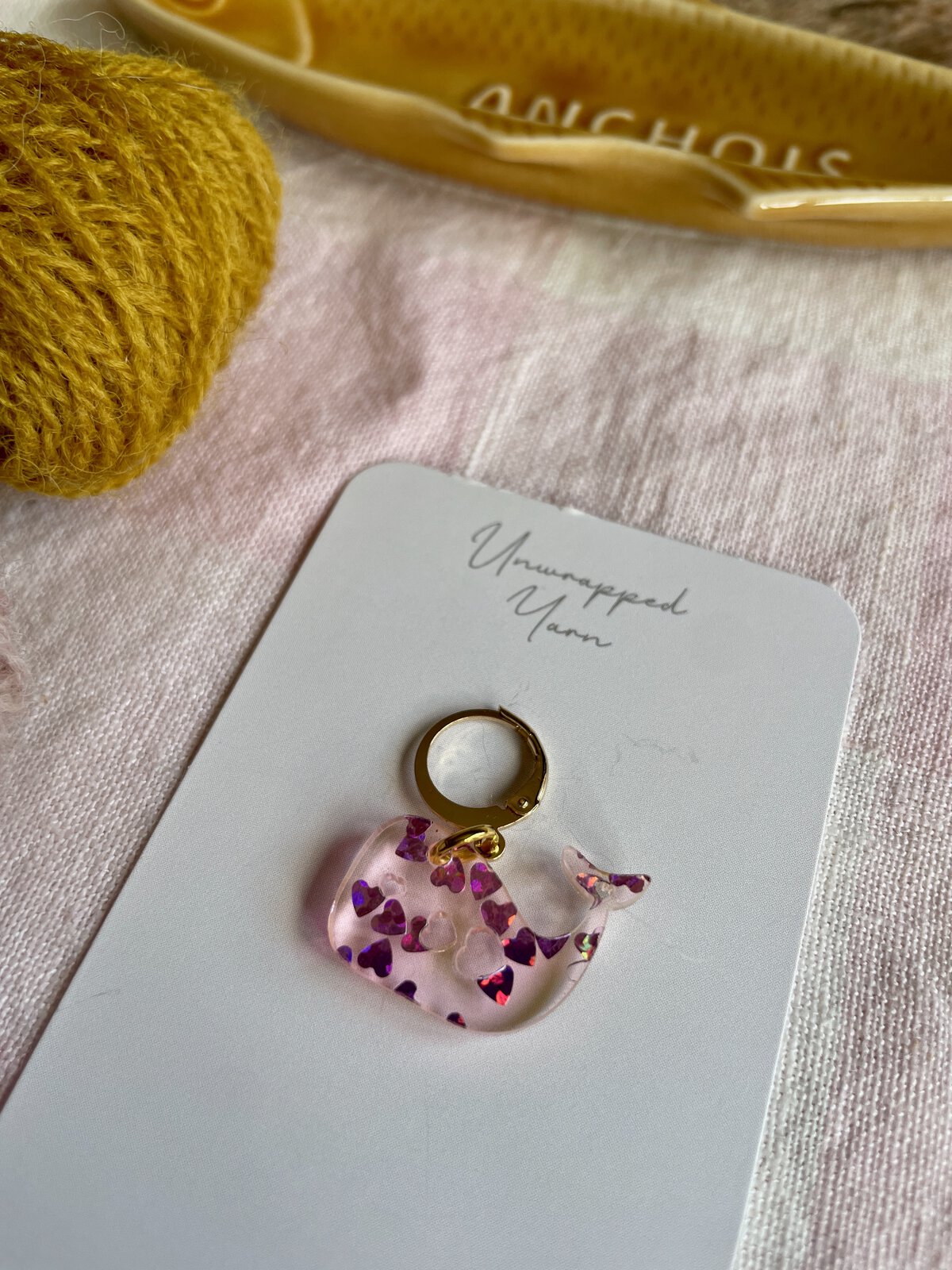 Whale Stitch Marker - Image 2