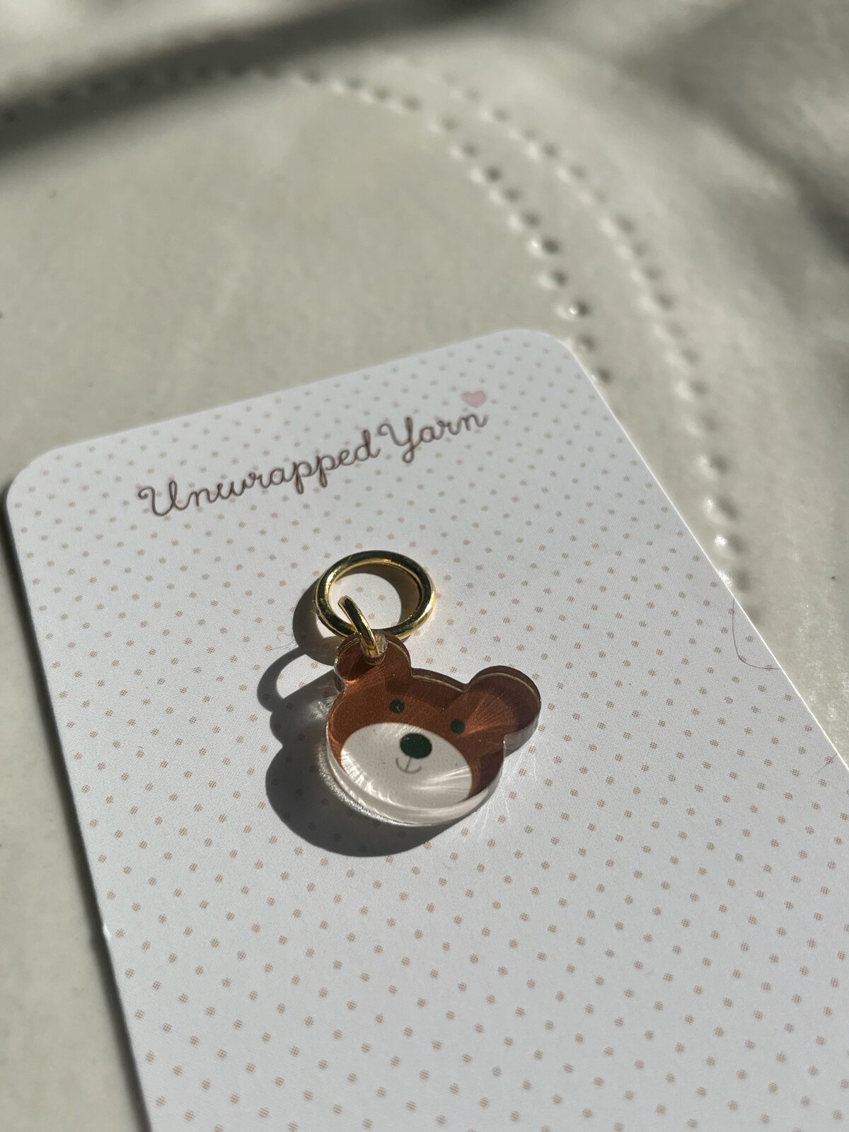 Bear Stitch Marker