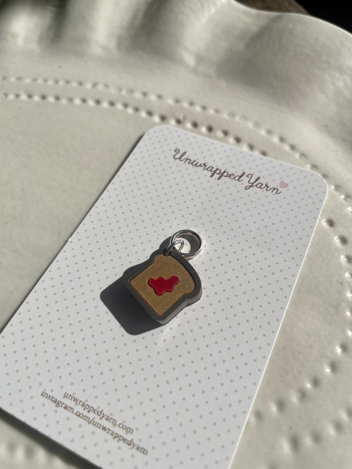 Jam on Toast Stitch Marker