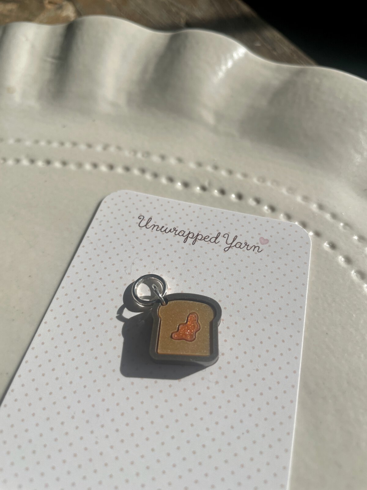 Marmalade on Toast Stitch Marker