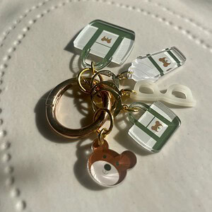 Bear's Day Outing Bag Charm