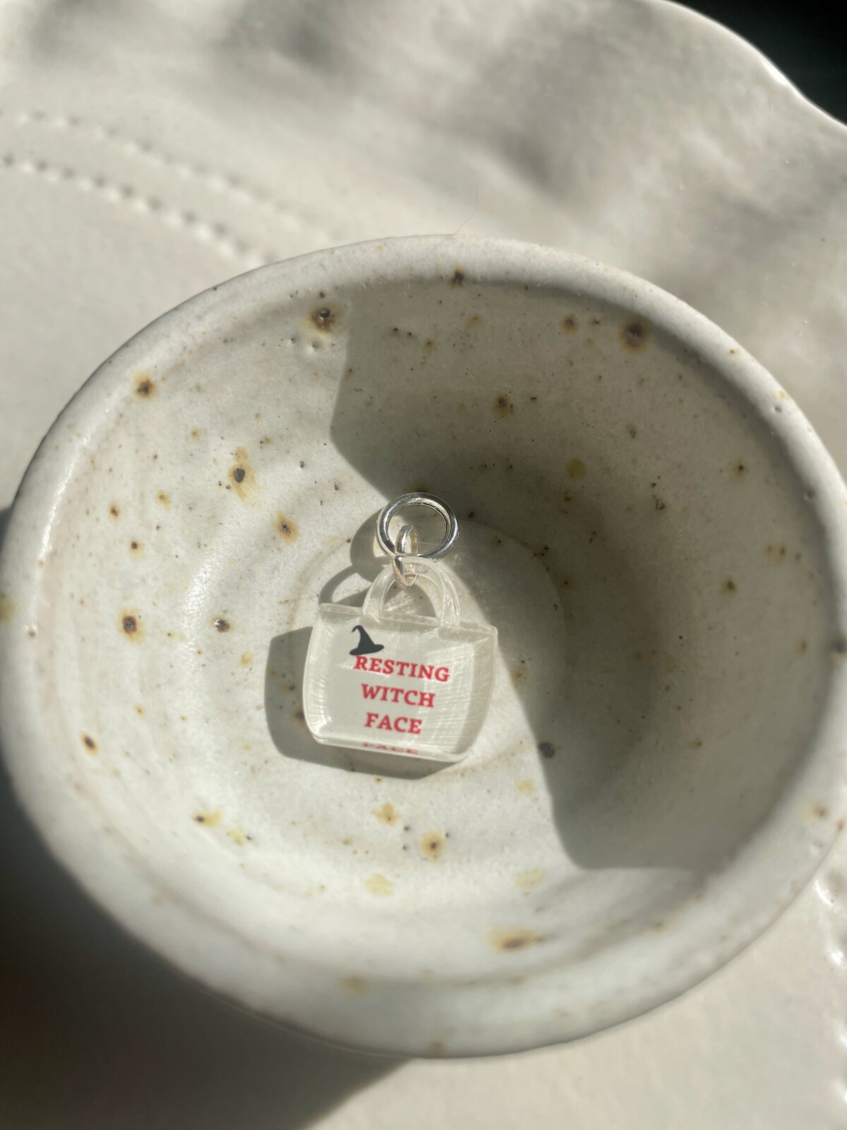 Mini Tote Bag Stitch Marker - Image 4