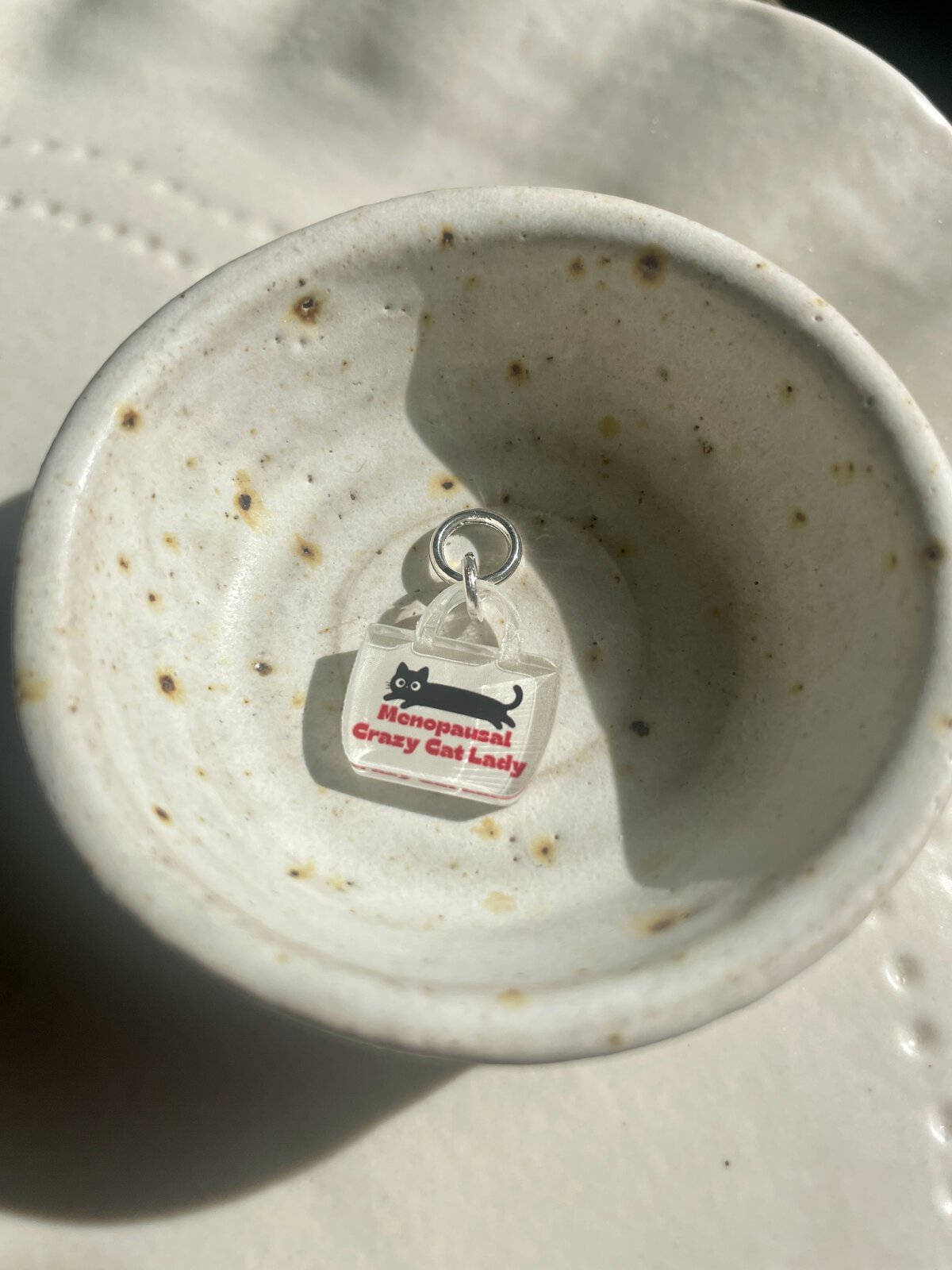 Mini Tote Bag Stitch Marker - Image 3