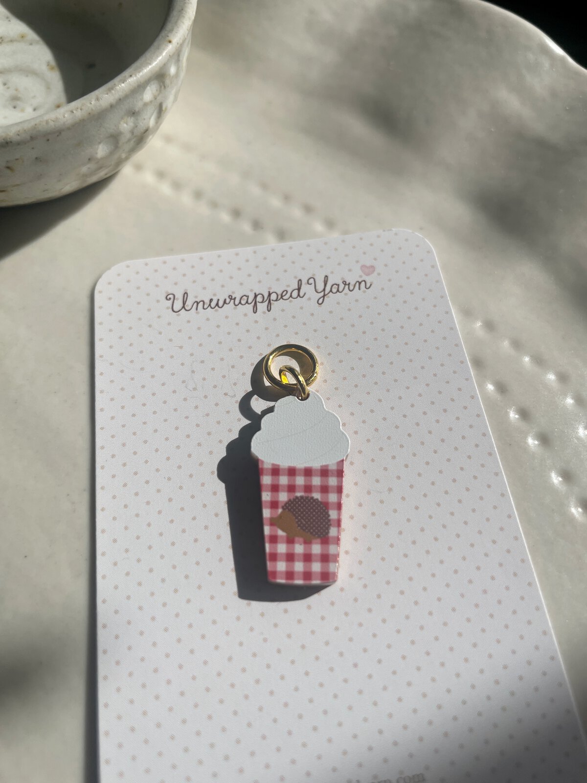 Latte Cup Stitch Marker