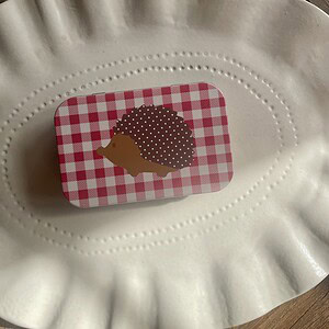 Polka Dot Hedgehog Tin