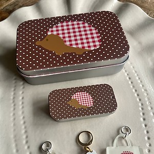 Hedgehog Tins with Matching Notions