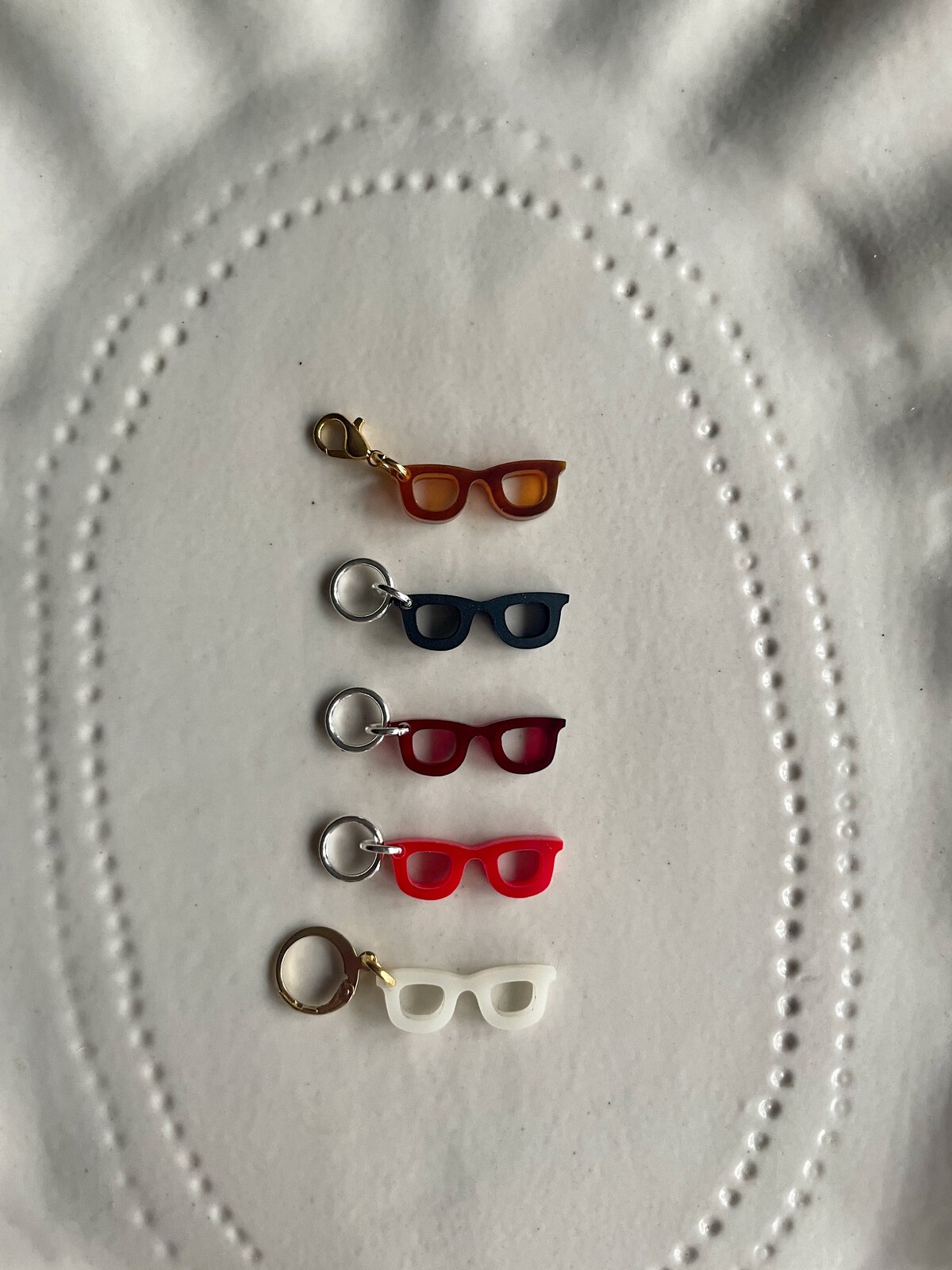 Pair of Glasses Stitch Marker