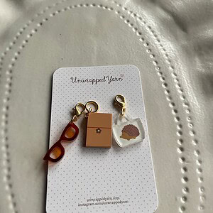Journal Girl Stitch Marker Set