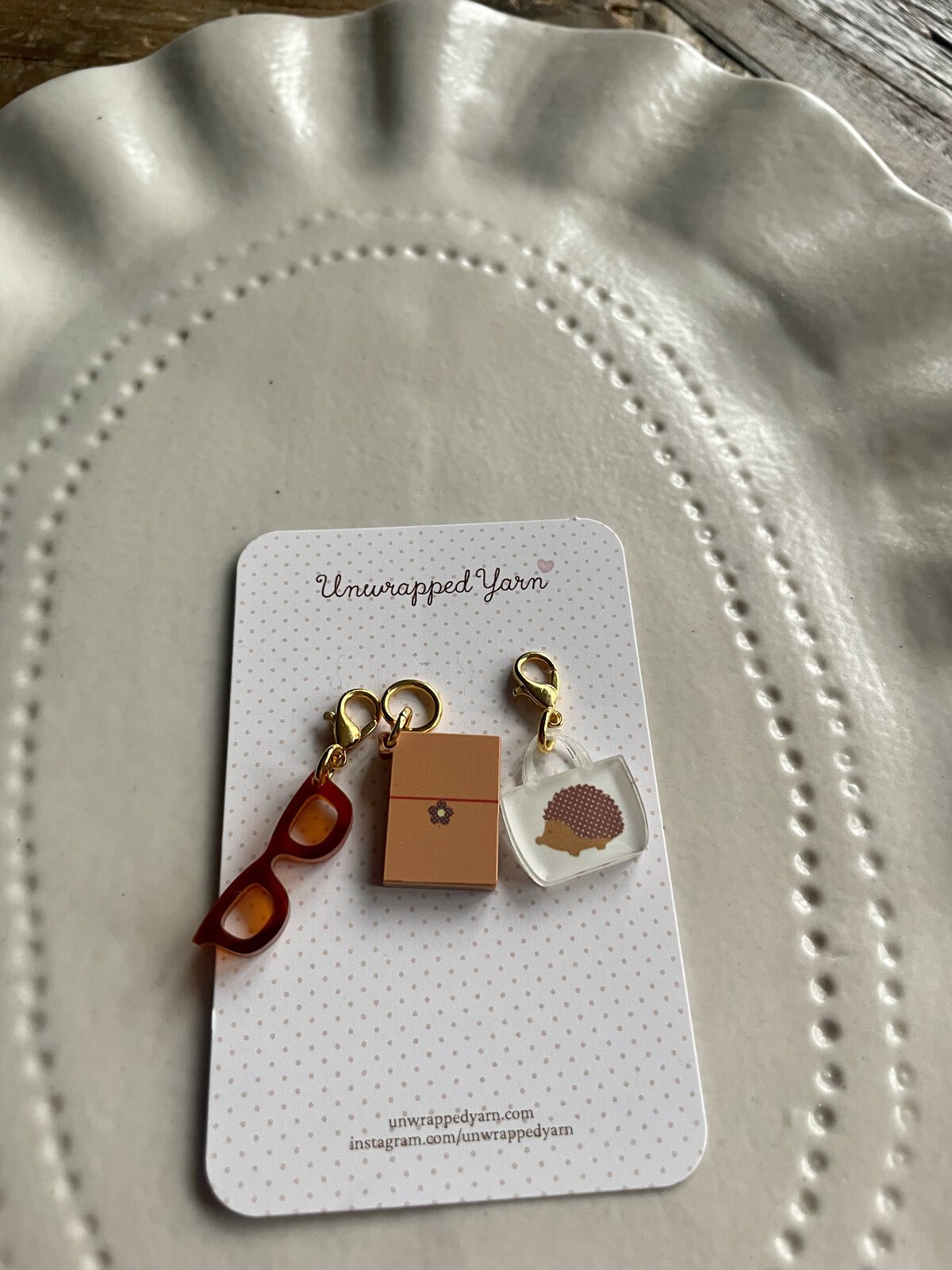Journal Girl Stitch Marker Set