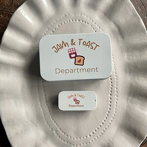 Jam and Toast Department Tin